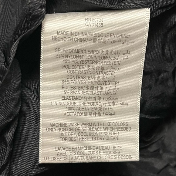 Max and Cleo Cocktail Party Dress Black Fit & Flare Sleeveless Mini Size 2 - Picture 9 of 10